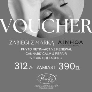 Zabiegi Ainhoa: Phyto Retin+ Active Renewal, Cannabi7 Calm & Repair i Vegan Collagen+ z rabatem -20%  312 zł (zamiast 390 zł)