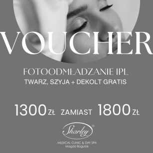 Fotoodmładzanie IPL - twarz i szyja plus dekolt gratis (1300 zł zamiast 1800 zł)