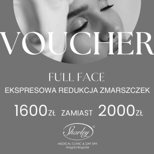 Ekspresowa redukcja zmarszczek full face -20%  1600 zł zamiast 2000 zł