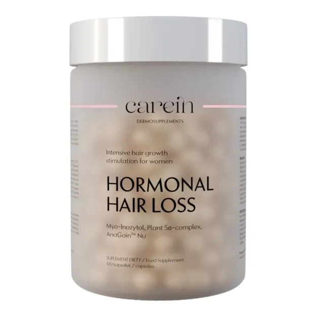 Carein Hormonal Hair Loss 120szt Utrata włosów o podłożu hormonalnym